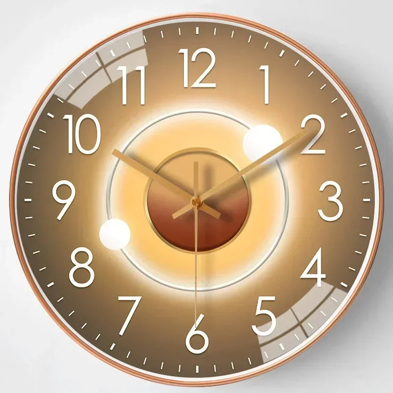 Kalsten | Silent Classic Wall Clock | Non-Ticking Elegant Timepiece for Bedroom & Office