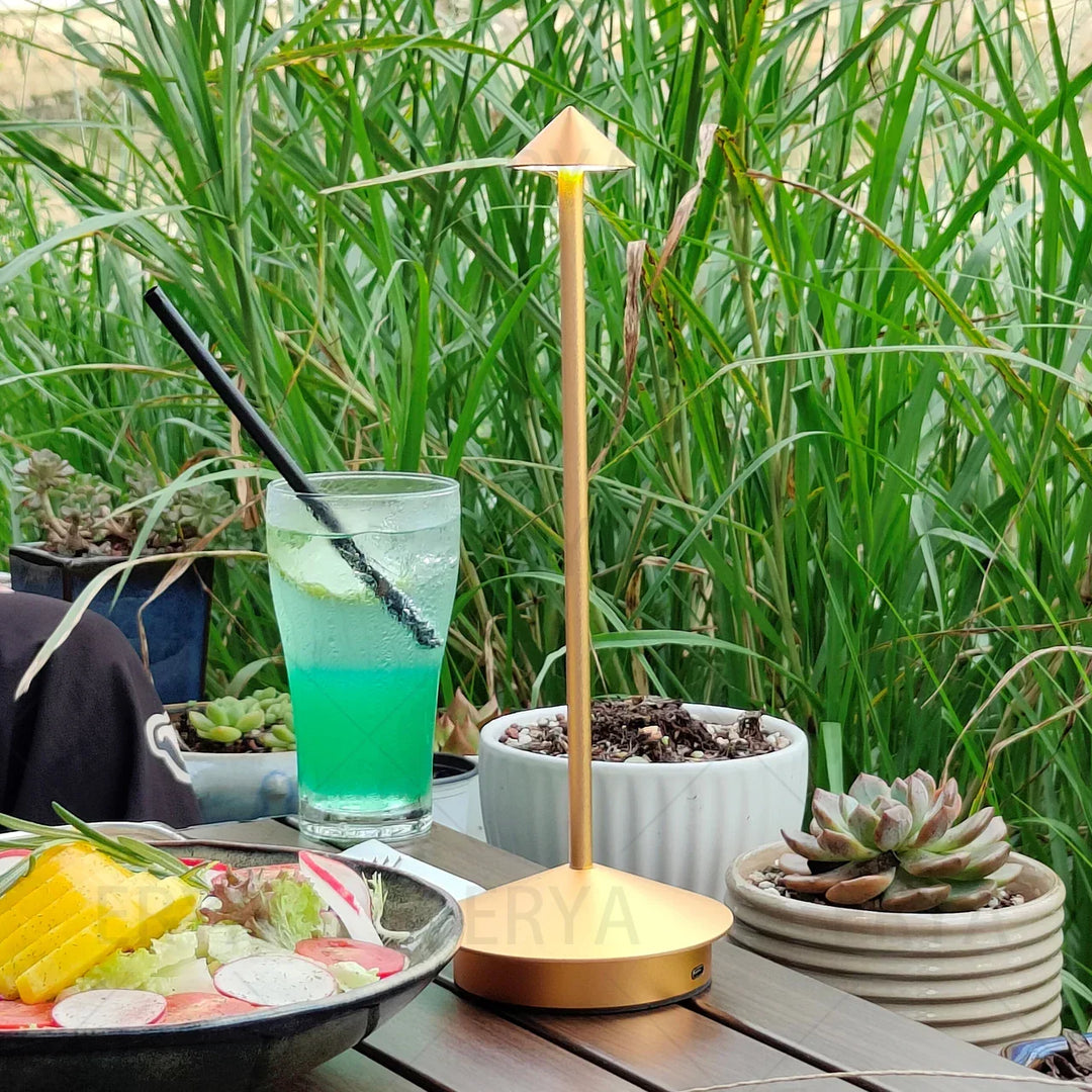Rechargeable Table Lamp Creative Dining Room Touch Led Pina pro Table Lamp Hotel Bar Coffee Desk Lamp Decorative Desk Lamp | Kalsten