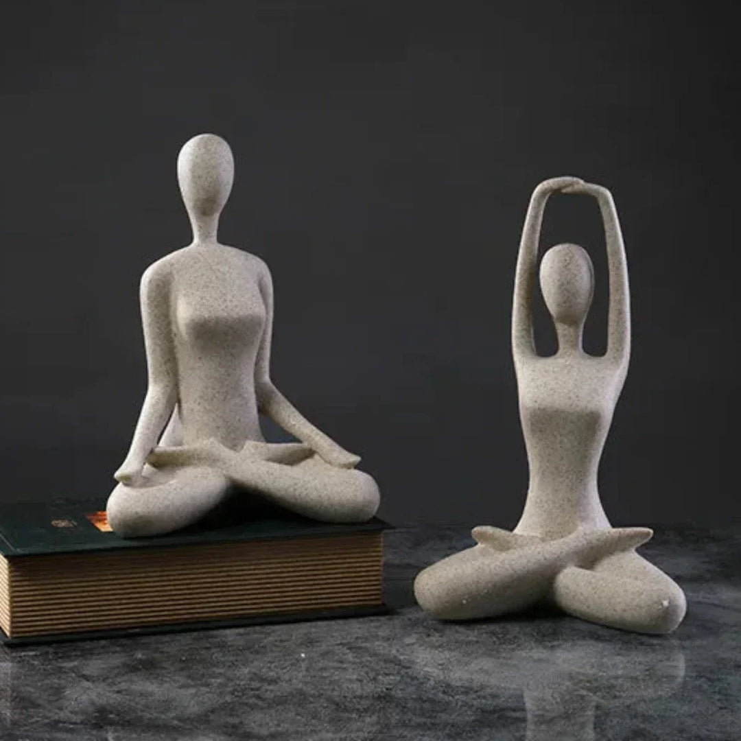 ZenJoy Woman in Yoga Figure – Modern Interior Decoration made of Resin | Kalsten