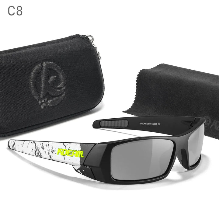 Photochrome Sunglasses Black Frame with Case | Kalsten
