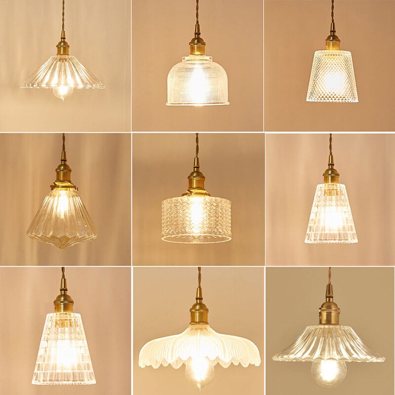 Nordic Brilliance Transparent Glass Pendant Lamp | Kalsten