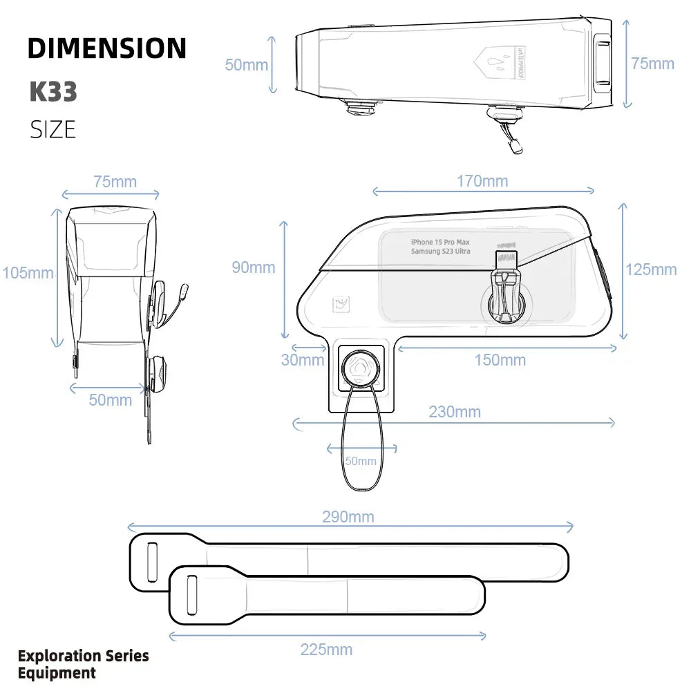 Kalsten | Magnetic Waterproof Bicycle Bag