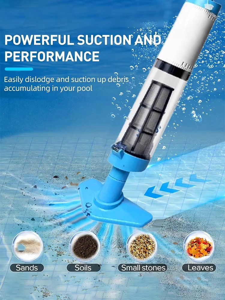 Kalsten | Cordless Rechargeable Pool Vacuum Cleaner with 3-in-1 Cleaning Function