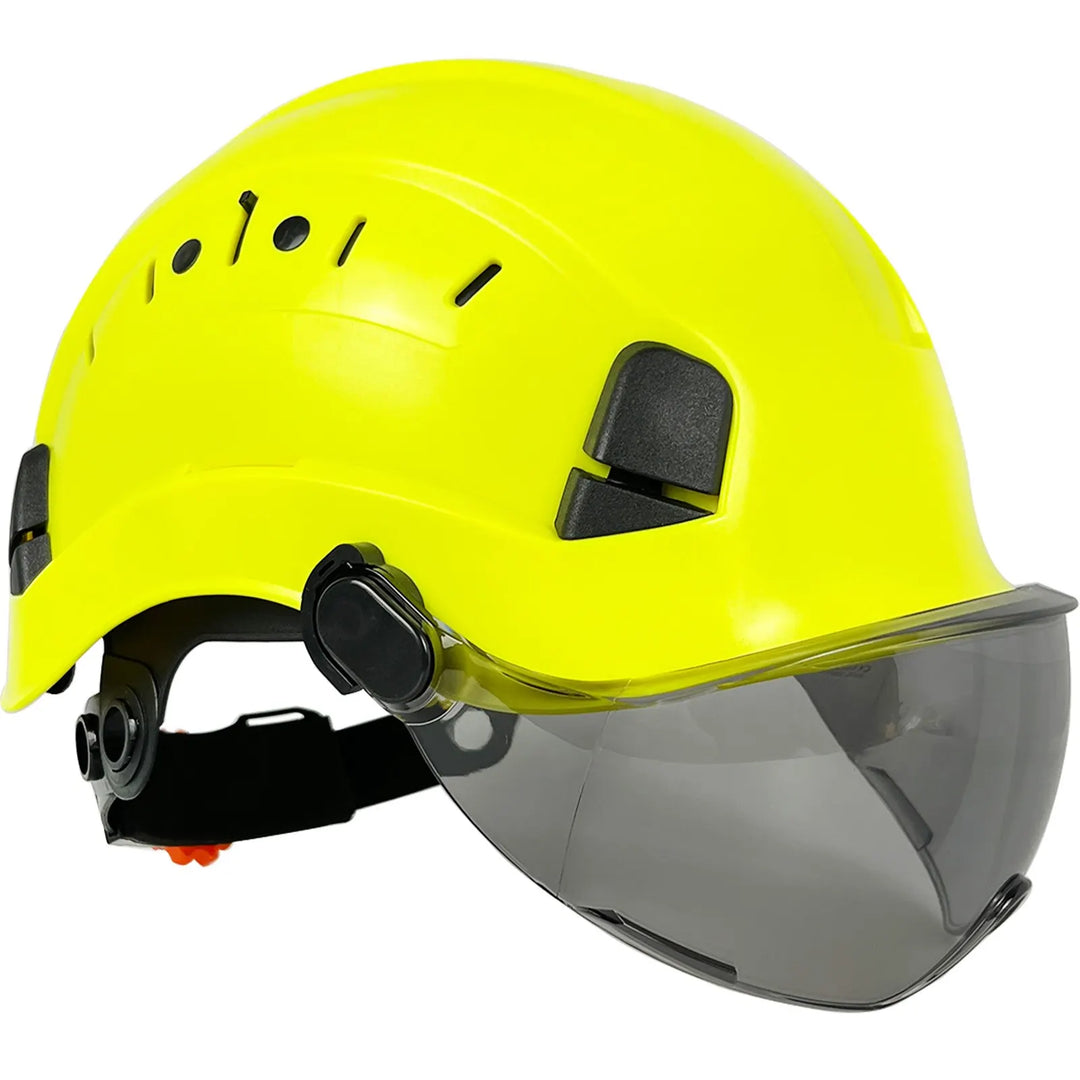 Kalsten | CE ABS Safety Helmet with Goggles & Visor – SafeGuard