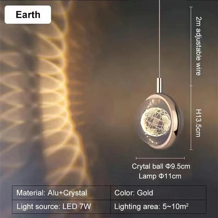 Romantic Crystal Rotating Mood LED Lights | Kalsten