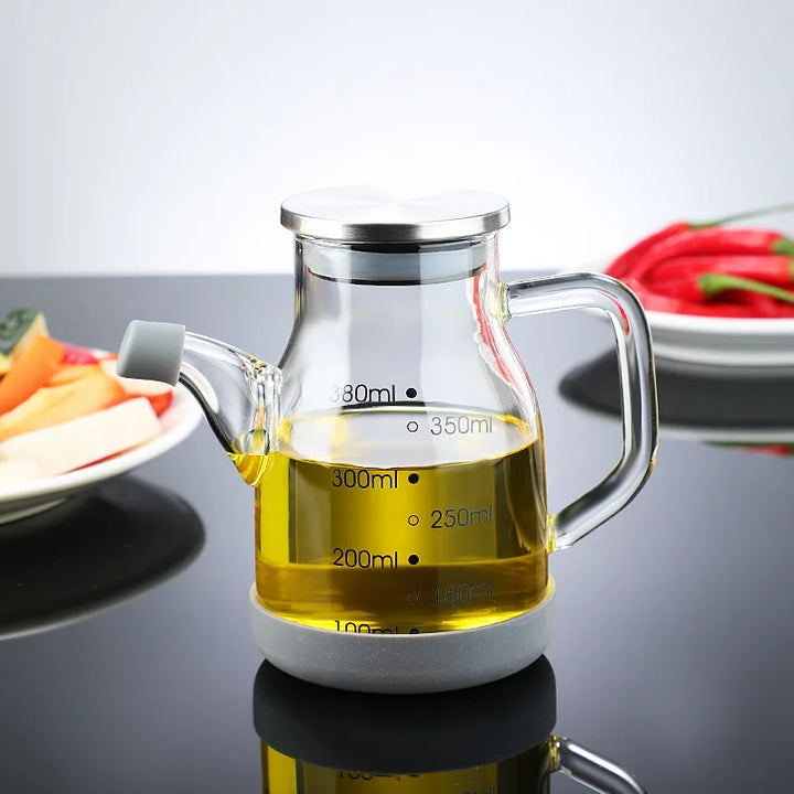 Kalsten | Pure Glass Measuring Scale Oil Dispenser  Bottle
