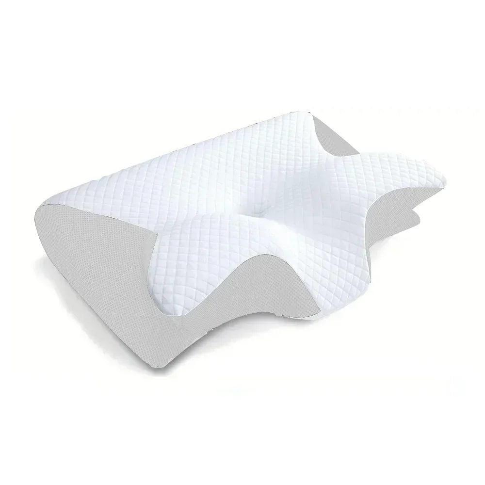 Kalsten | Memory Foam Cervical Pillow | Ergonomic 2-in-1 Design for Neck Pain Relief & Comfortable Sleep