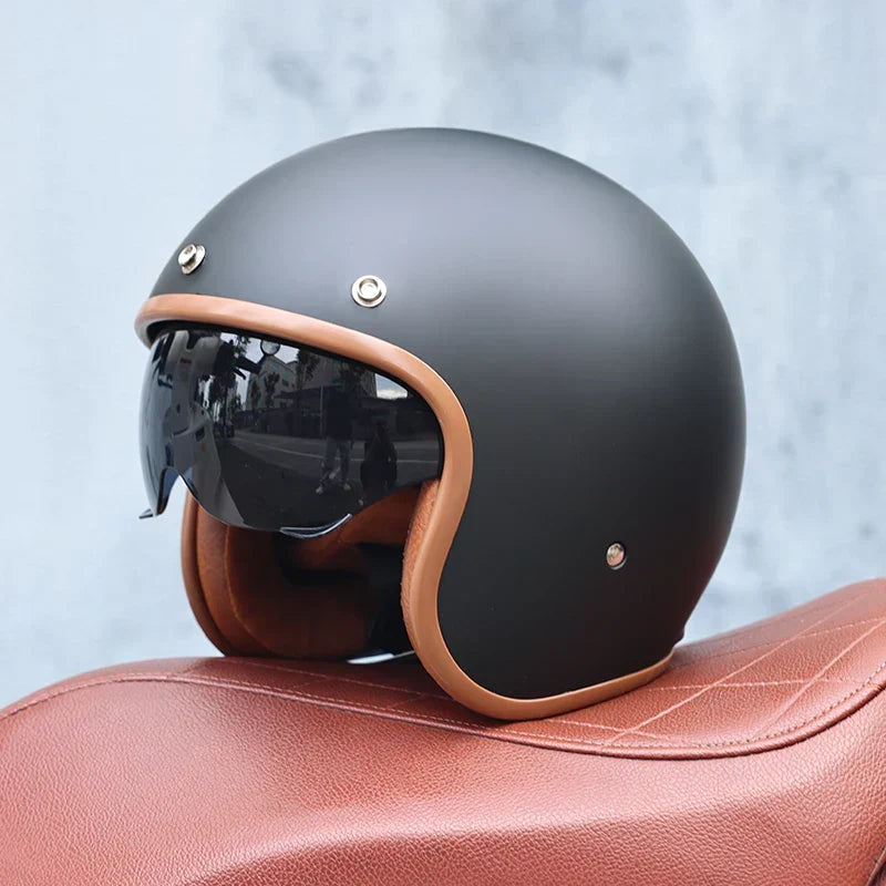 Kalsten | Retro Motorcycle Helmet 3/4 Open Face – Valor