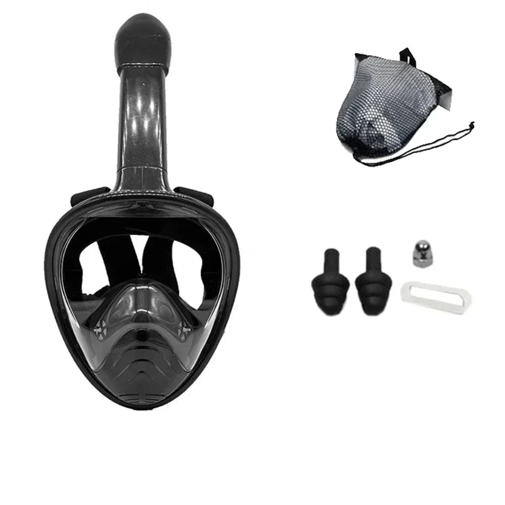 Kalsten | Oceavue Snorkel Mask | 180° Full Face | Anti-Fog & Leak Proof | For Kids & Adults