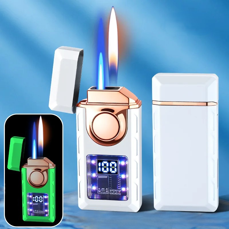 Voice Controlled USB Colorful Double Flame Lighter | Kalsten