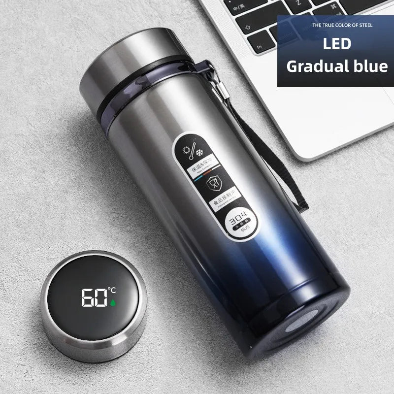 Kalsten | 800ml-1L Stainless Steel Thermos – Portable Vacuum Flask with LED Temperature Display
