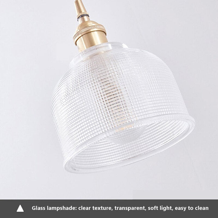 Nordic Brilliance Transparent Glass Pendant Lamp | Kalsten
