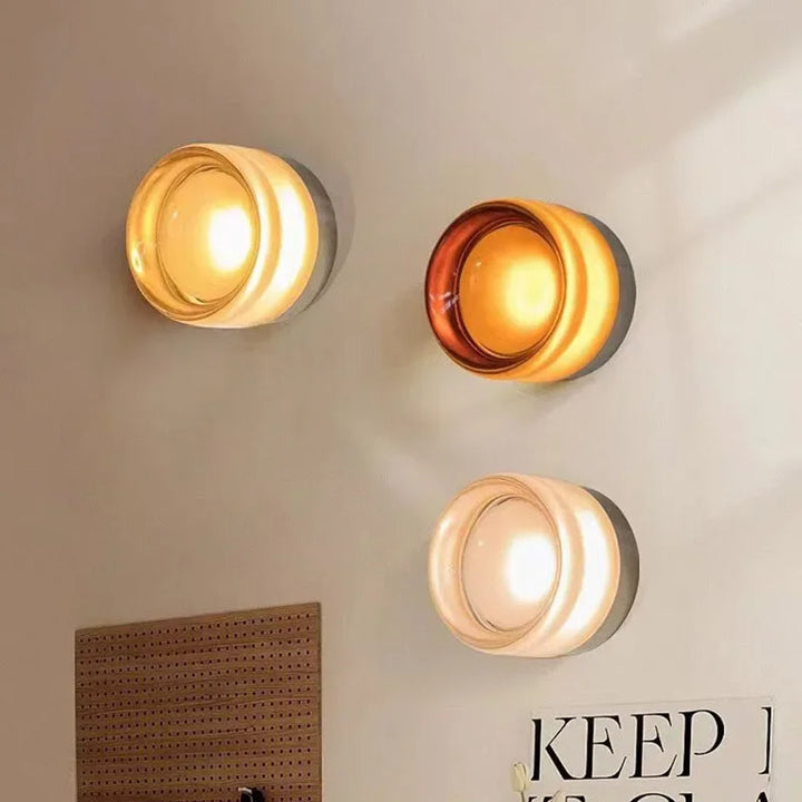 Modern LED Wall Lamp Amber Jelly | Kalsten