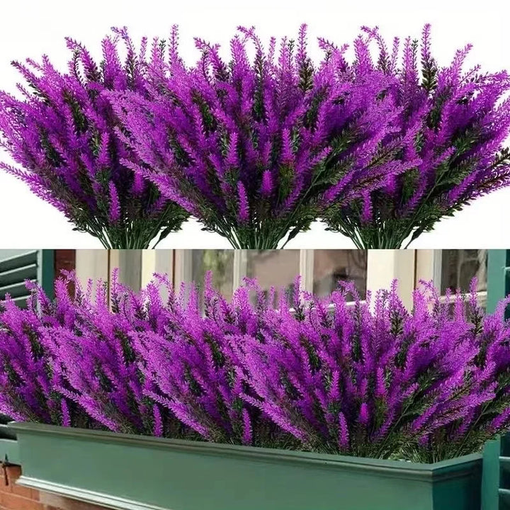 Kalsten | Floraven Lavender Bouquet | Artificial & Carefree | 5 Stems | For Indoor & Outdoor