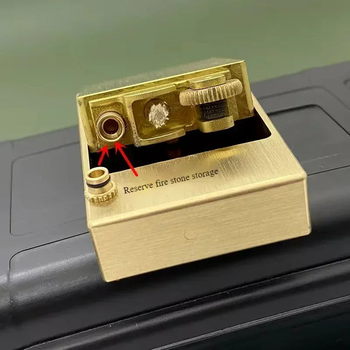 Timeless Brass Matchbox Handmade Kerosene Lighter | Kalsten