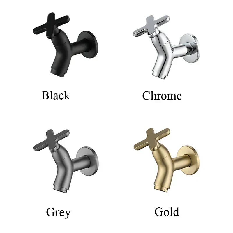 Kalsten | BrassFlow – Wall-Mounted Cold Water Tap in Solid Brass