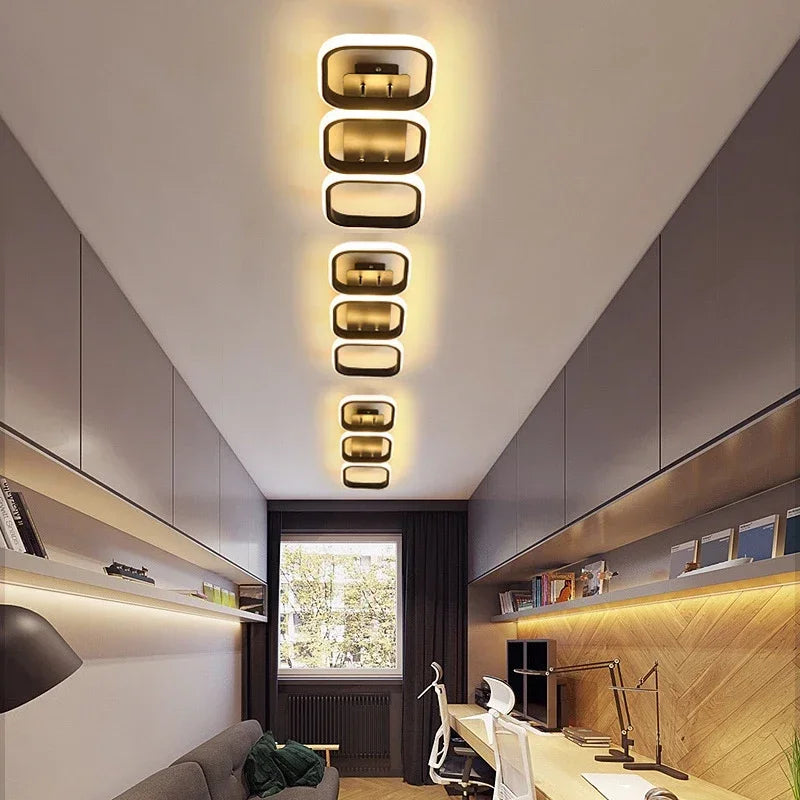 Modern LED Ceiling Light Chandelier – Stylish Multi-Head Ring Light for Bedroom, Living Room, Hallway, Dining Room & Indoor Spaces | Kalsten