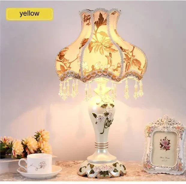 European Style Table Lamp for Bedroom Bedside, Hotel, Wedding Room, Garden, Palace Decor | Kalsten