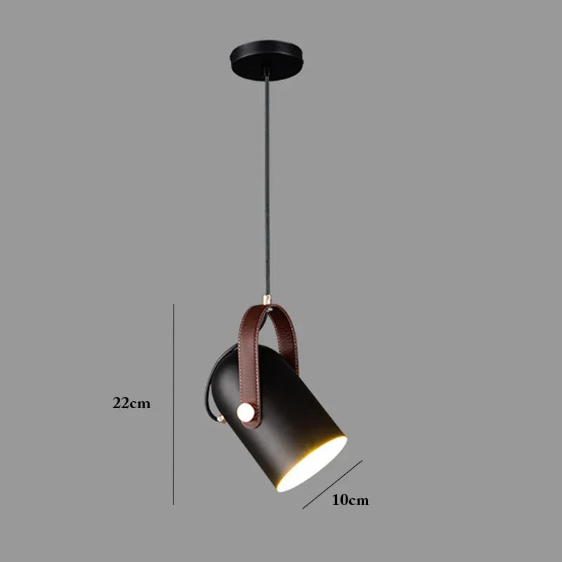 Modern Rotatable Pendant Light – Adjustable Metal Hanging Lamp for Bedroom, Living Room, Dining Room, or Kitchen | Kalsten