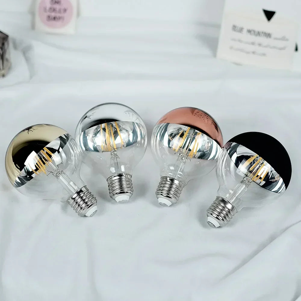 Vintage LED Bulb – Retro Table Lamp with Wooden Base | Kalsten