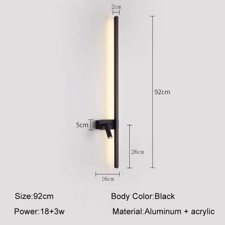 Creative Rotatable LED Wall Lamp - Modern and Versatile Lighting Solution | Kalsten