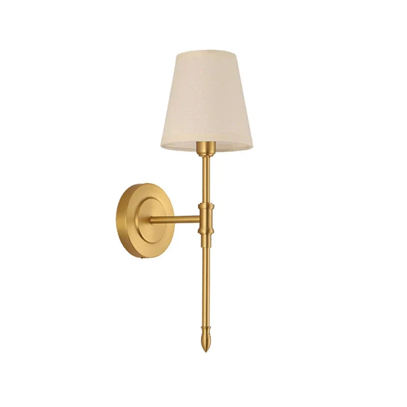 Nordic Copper Wall Lamp – Modern Decorative Wall Sconce for Bedroom, Mirror, and Corridor | Kalsten