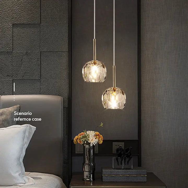LED Nordic Modern Small Chandelier G9 AC90-260V Bedroom Bedside Chandelier Dining Room Living Room Bar Creative Crystal Light | Kalsten