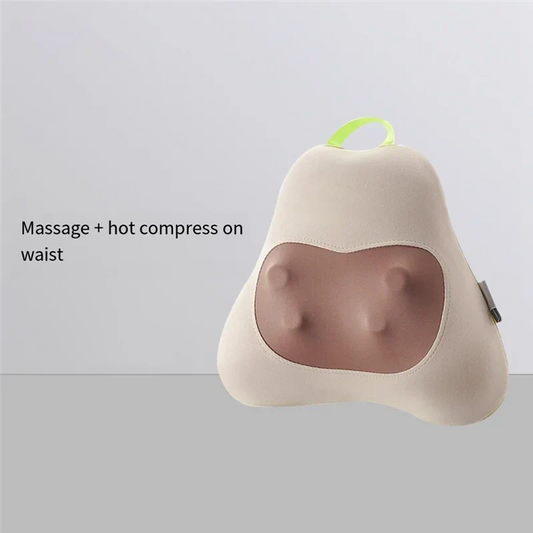 Ergonomic back support heated vibration massager | Karnz