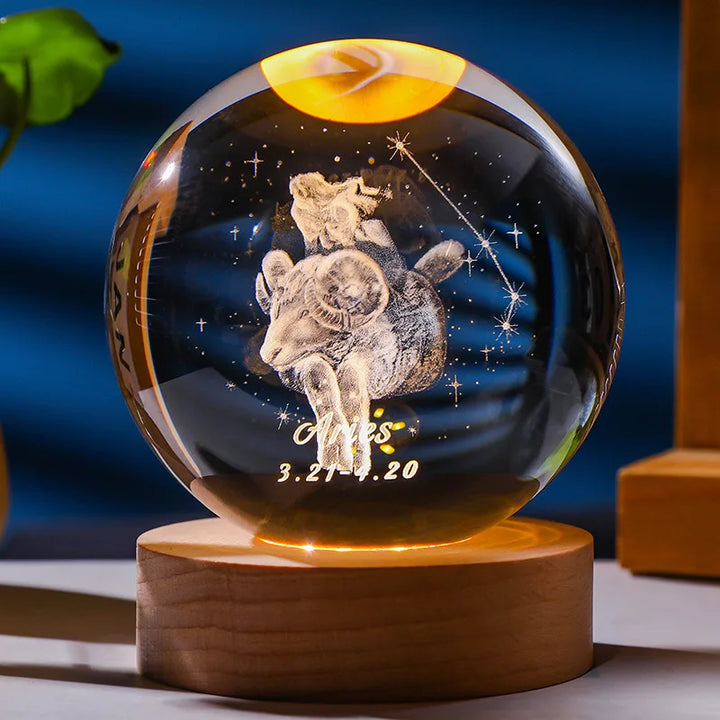 Constellation Crystal Ball Night Light | Kalsten