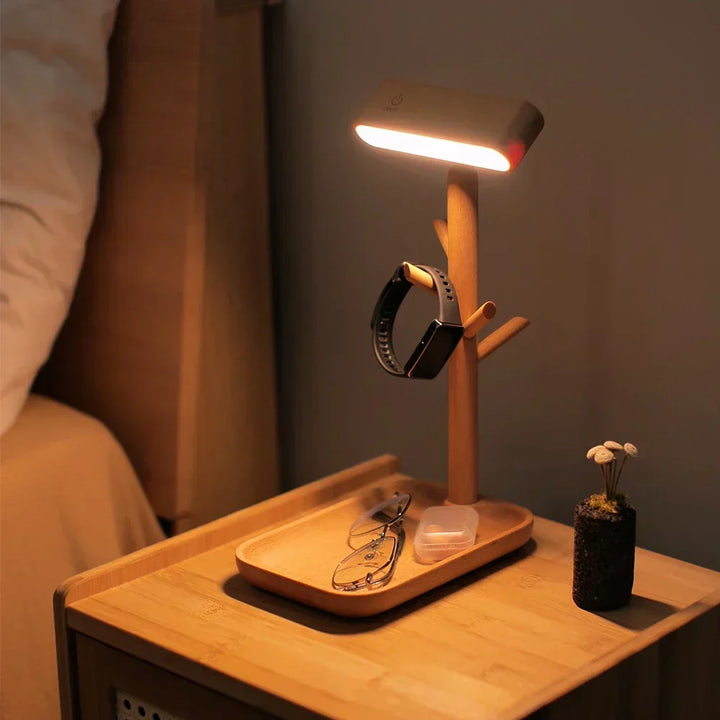 Elegant dimmable table lamp with storage | Kalsten