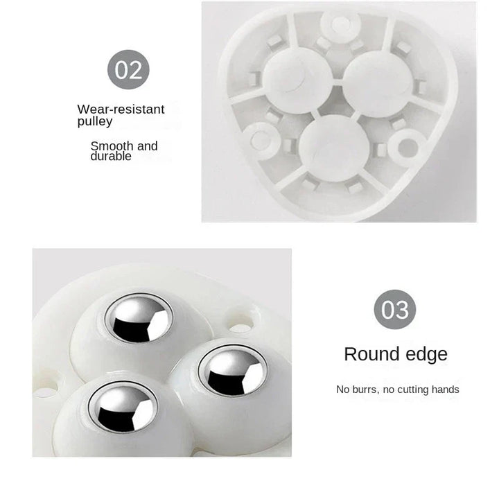 Self-Adhesive Furniture Mover Wheels