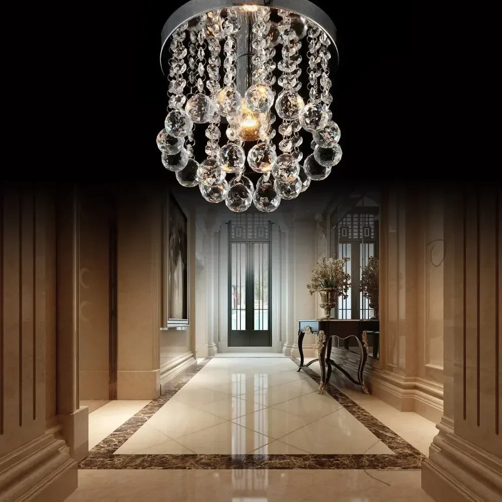 Crystal Ceiling Light Chandelier - Luxury Lighting Fixture for Living Room, Dining Hallway, and Bedroom | Kalsten