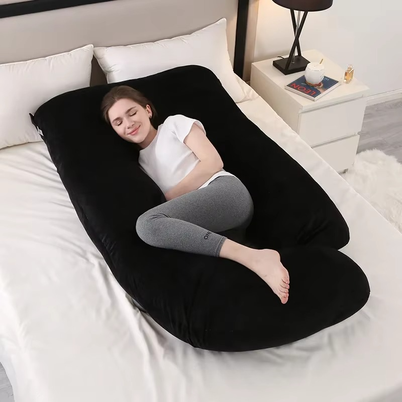 Kalsten | J-Shaped Maternity Support Pillow for Side Sleeping and Breastfeeding