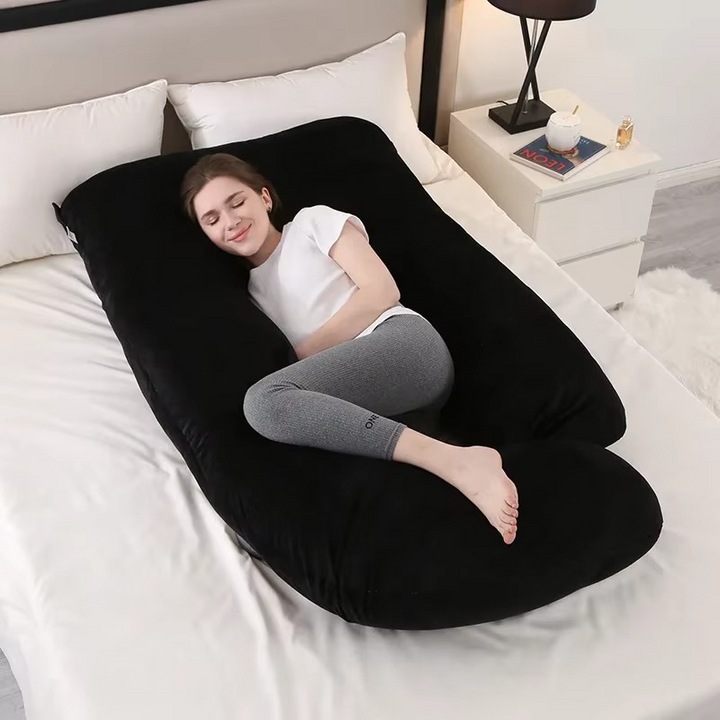 Kalsten | J-Shaped Maternity Support Pillow for Side Sleeping and Breastfeeding