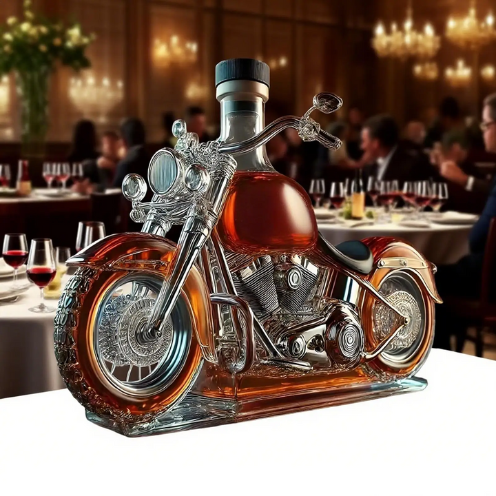 Kalsten | Harley Motorcycle Shaped Whiskey Decanter for Home Bar