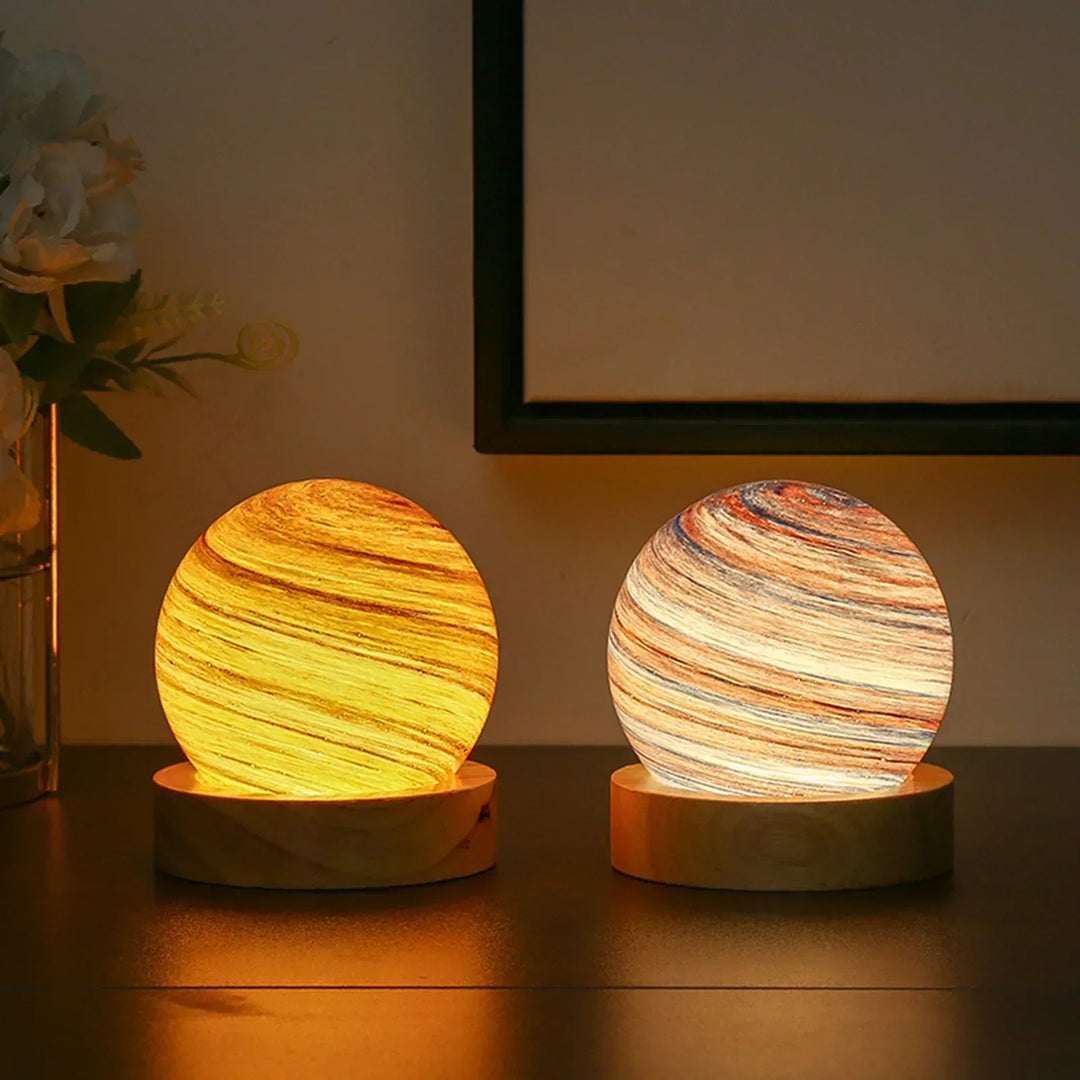 KosmosGlow - 3D Crystal Planets Night Lamp | Kalsten