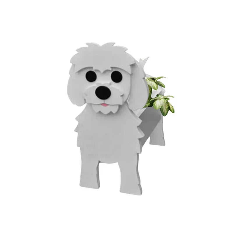 Kalsten | Flower Pot - Pawsome - Dog Plant Container - Various Breeds