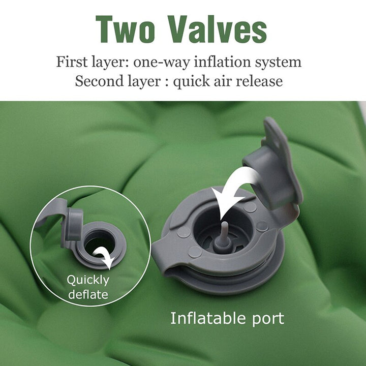 Portable Inflatable Built-in Pillow Nature Nest Camping Bed | Kalsten