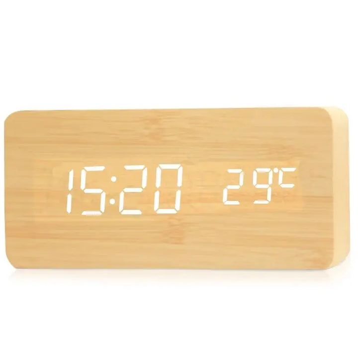 LED Digital Alarm Clock with Temperature