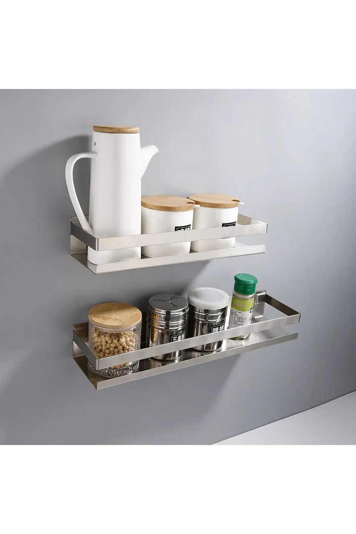 Kalsten | Modern black floating shelves