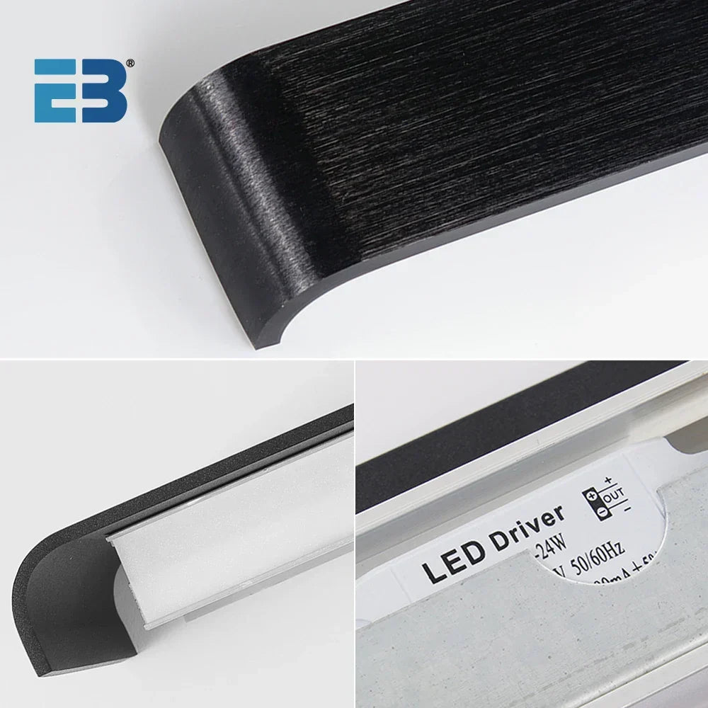 Modern Wood LED Wall Lamp – Bedroom & Kitchen Lighting