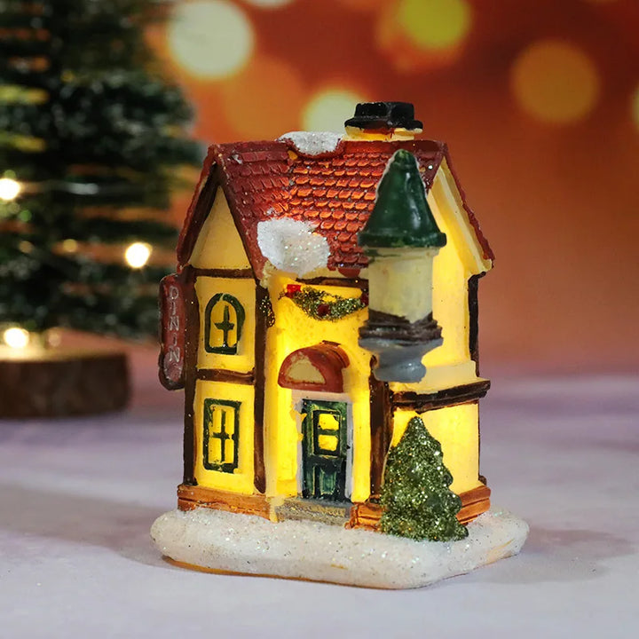 LED Christmas Decoration with Battery – Lit Decorative House for Festive Atmosphere | Kalsten