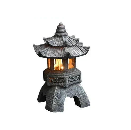 Japanese garden lantern - Weatherproof LED outdoor lighting for Zen gardens | Kalsten