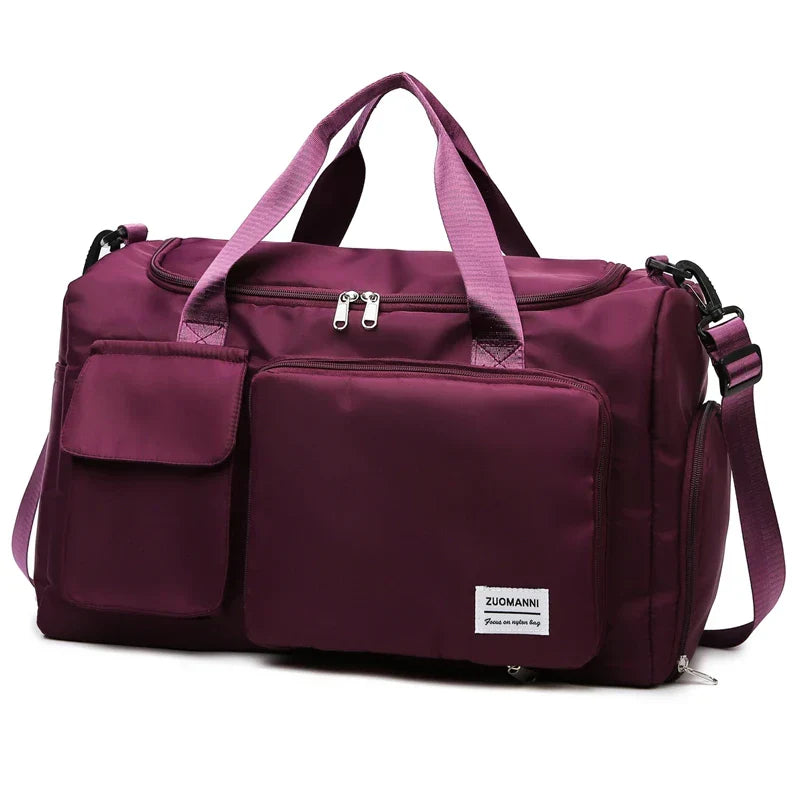 BowLift | Viontera Travel Bag Women | 35L Weekender with Shoe Compartment | Water Resistant & Flight Approved | Sport & Fitness Bag