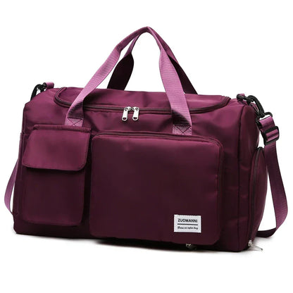 BowLift | Viontera Travel Bag Women | 35L Weekender with Shoe Compartment | Water Resistant & Flight Approved | Sport & Fitness Bag