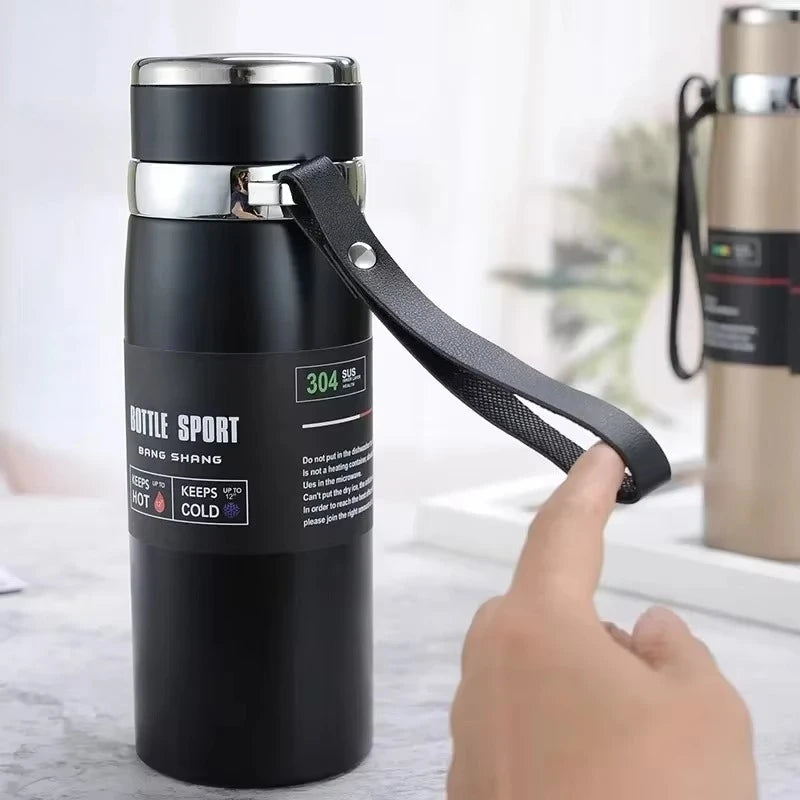 Stainless steel vacuum insulated thermos bottle 1000 ml | Kalsten