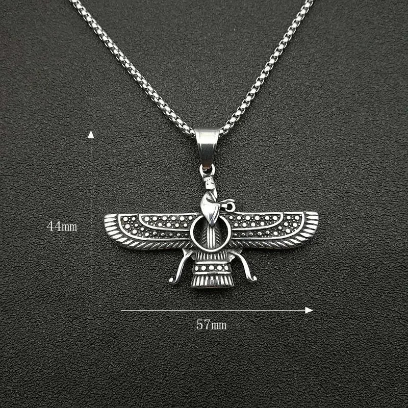 Kalsten | Zoroastrian Faravahar / Ahura Mazda Pendant Necklaces