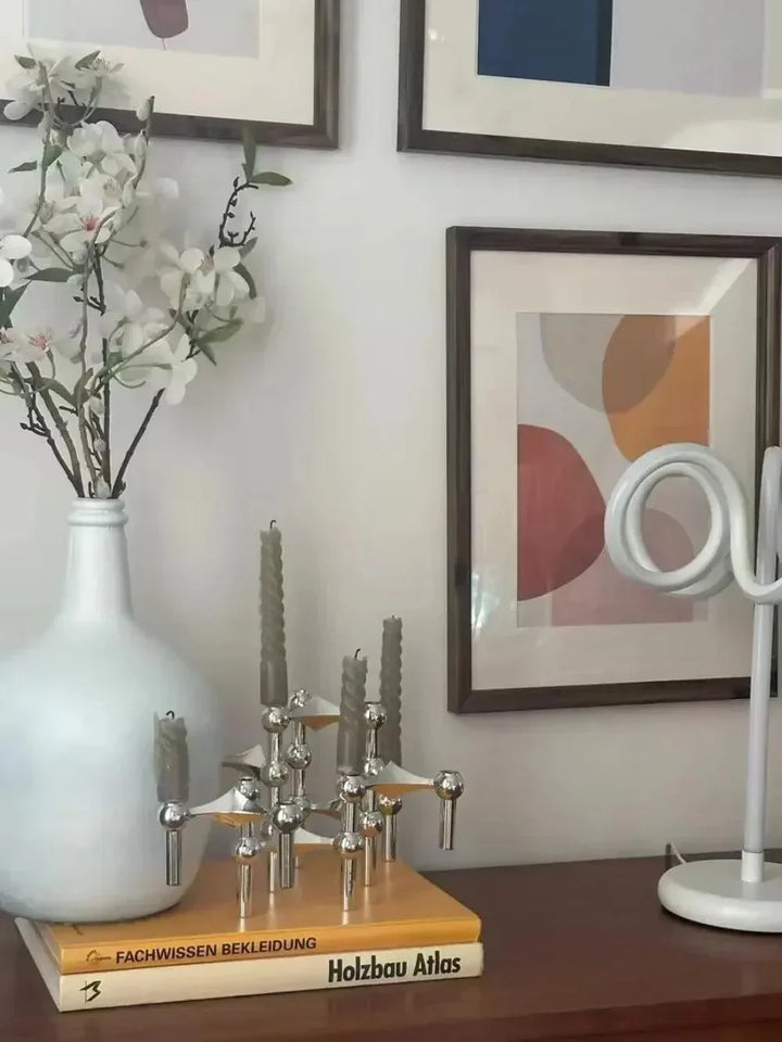 Modern Metal Candle Holder – Nordic Style