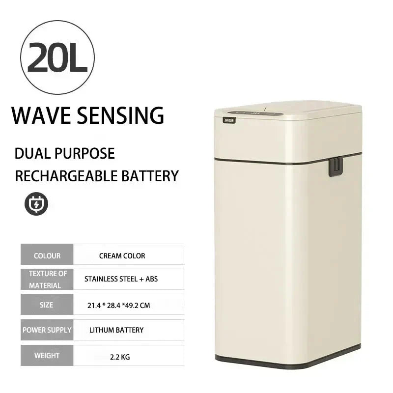Kalsten | Smart Stainless Steel Automatic Sensor Trash Bin