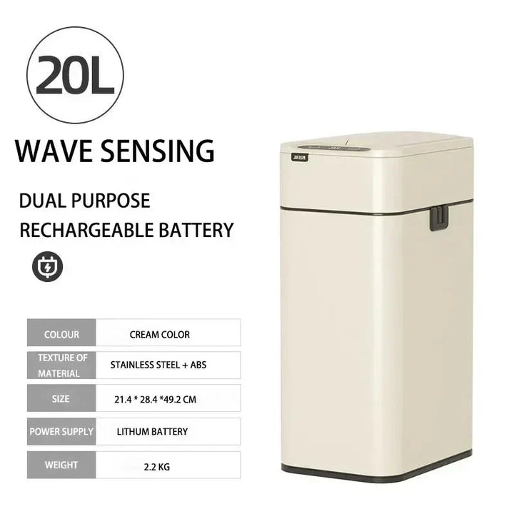 Kalsten | Smart Stainless Steel Automatic Sensor Trash Bin